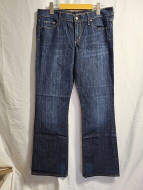 Citizens Of Humanity Dark Denim Jeans Dita Petite Bootcut, Size 30